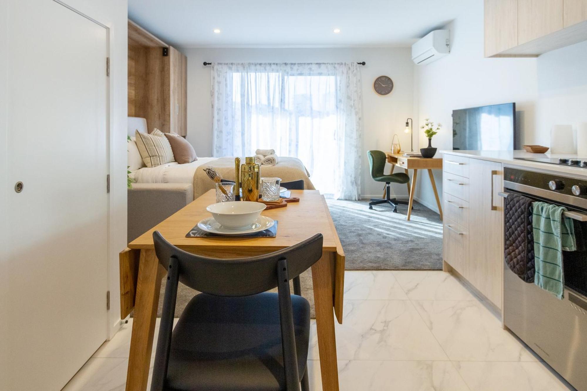 Charming Studio For 2 In The Central City Christchurch Exterior foto